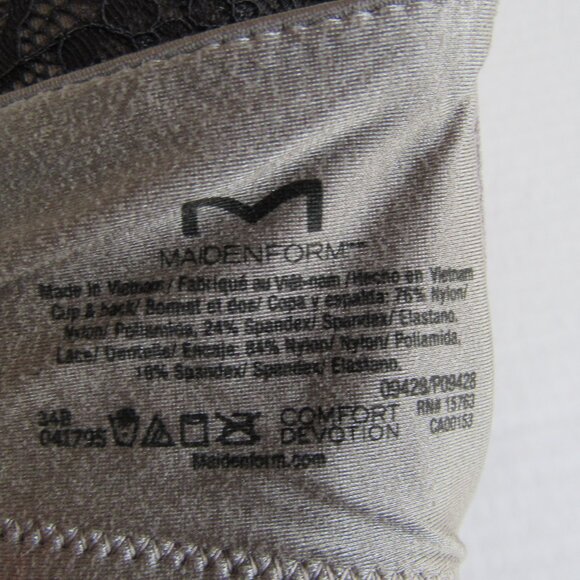 3 Maidenform Push Up Underwire Bras Love the Lift/Dreamwire/Comfort Devotion 34B - Picture 5 of 6